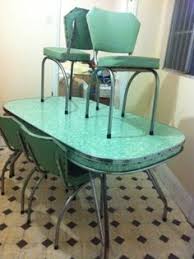 10+ 1950s 60 dining settings green
