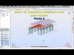Charpente Metallique Avec Pont Roulant Sur Robot Structure 3d Partie 6 Youtube Robot Structure Youtube Architecture
