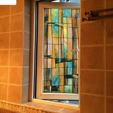 Two designs influenced by 20th century american and. 60x100cm Window Stickers Stained Glass Sliding Door Stickers Bathroom Window Film Opaque Window Paper Blackout Buy Cheap In An Online Store With Delivery Price Comparison Specifications Photos And Customer Reviews