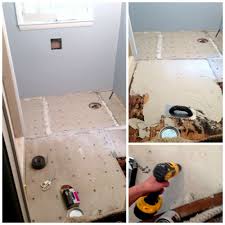 Installing The Cement Board Under The Tile Bathroom Home Appliances Installation