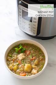 This instant pot chicken stew recipe is unique because of its mediterranean flavors, including kalamata olives, potatoes, onions, and cinnamon. Instant Pot Chicken Stew 10 Minute Recipe Hint Of Healthy