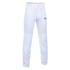 Details About Ua Relaxed Fit White Baseball Pants Boys Youth Size Small