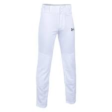 Details About Ua Relaxed Fit White Baseball Pants Boys Youth Size Small