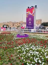 🌸 An evening surrounded by millions of blooms ✨ Qatif flower festival 2k26 , season 5. 📍Al Meshary Corniche, Qatif , ksa. #QatifFlowerFestival #AlmesharyCorniche #Qatif #SaudiArabia #BloomingVibes 🌷✨