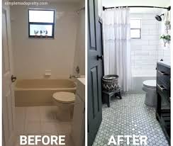 Crown molding is inexpensive, yet adds elegance to a bathroom. Bathroom Remodel On A Budget Simple Made Pretty 2021