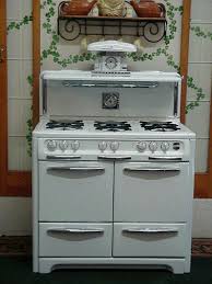 Wedgewood Double Ovens 6 Burners White Porcelain Chrome Stove Chrome Stove White Kitchen Appliance Packages Vintage Stoves
