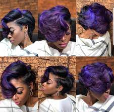 Purple color on black hair is a gorgeous yet subtle addition of color, perfect for when you want to sport a new color but need to be professional at work. Amazon Com Beisd Short Colored Hair Wigs For Women Short Synthetic Wigs For Black Women Short Pixie Cut Wigs Blonde Black Purple Orange Wigs Xpw029 Beauty