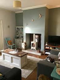 Farrow And Ball Pigeon Farrow And Ball Living Room Living Room Green Living Room Color