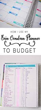 How I Use My Erin Condren Planner To Budget The House Of Plaidfuzz Planner Erin Condren Budget Planner Condren Planner