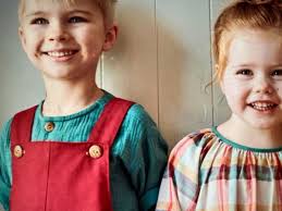 ANYWARE KIDS CHILDREN'S BOHO CHIC DESIGNER JADE COTTON HENLEY TUNIC TOP UK  MADE