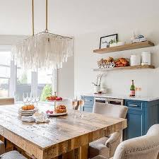 20 dining room hutch, cabinets, shelves & storage ideas. Stained Oak Wooden Floating Dining Room Shelves Design Ideas