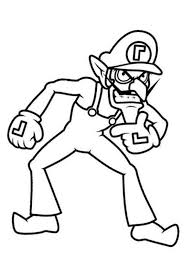 Free printable mario coloring pages for kids. Waluigi Car Coloring Page 112 Practice Coloring Import