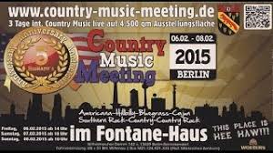 Dezember des kommenden jahres 200 jahre alt. Country Music Meeting Berlin Fontane Haus Messe Berlin Fontanehaus