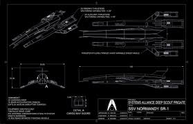 blueprint normandy clevermoore projekt mass effect normandy blueprints