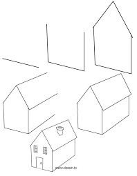 How To Draw A House Easy Drawings Art Drawings Simple House Drawing