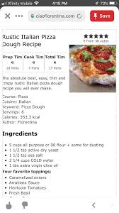 Pin By Cathy Santa Bob Stanley On Pizza Pizza Recipes Dough Italian Pizza Dough Recipe Italian Pizza Dough