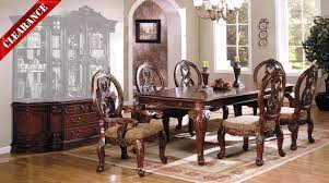 The wood used in the formal dining sets is crucial in establishing the theme of the room. Hausratversicherungkosten Best Ideas Elegant Dining Room Set Collection 4541
