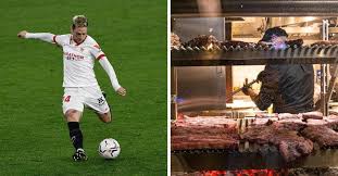 Arturo vidal continúa con su recuperación, sin embargo acaparó las portadas de los diarios ante su posible intercambio con el 'papu' gómez del se. Restaurante Argentino De Papu Gomez Con Jamon Espanol