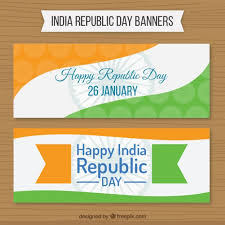 India Republic Day Banners Pack Vector Free Download