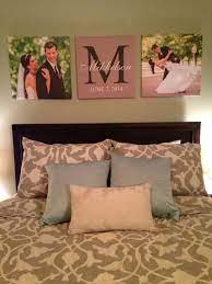 Custom Canvas Prints Of Wedding Pictures In Master Bedroom Canvas Walldecor H Pepino Home Dec Bedroom Decor On A Budget Home Bedroom Home Decor Bedroom
