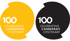Brand New Canberra 100 Anniversary Logo 100 Logo Round Logo