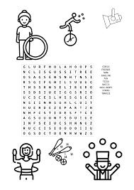 Circus trivia and fun facts part 1. Circus Printables Ruccis