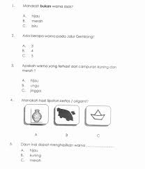 Soalan pendidikan jasmani tahun 2. Soalan Latihan Dunia Seni Visual Tahun 2
