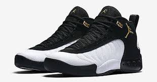 Jordan Retro 12 Black White And Gold Jordan Jumpman Pro Black White Gold Taxi Retro Basketball Sz 8 13 906876 032 White Basketball Shoes Sneakers Jordans For Men