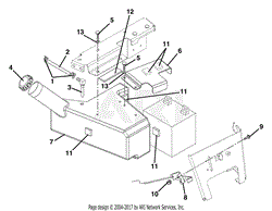 Simple search result 4 pcs. Ariens 915031 010000 1232 Sport Zoom 12hp B S 32 Deck Parts Diagrams