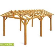 Carport Bois Traite Vercors Charpente En Kit Pour Abri Voiture 540x334 Pergola Outdoor Furniture Outdoor Tables