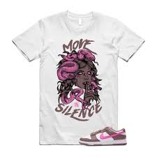Dunk Smokey Mauve Playful Pink White Brown Low T Shirt Match MIS