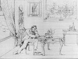 | print shows abraham lincoln, full length portrait, seated, facing slightly right, holding quill pen in. 100 Years Carnegie Lincoln Commentary On The Emancipation Proclamation