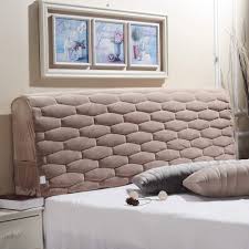 Letto dallo stile moderno di design, squadrato nelle forme con spalliera. Cuscini Copri Testiera Del Letto Elastico In Tessuto Testata Per Letto Pelle All Inclusive Protezione Dello Schienale Del Comodino Coperchio Antipolvere Lavabile Grey 120x60cm Testiere Arredamento