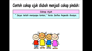 7) apabila menukarkan bentuk cakap ajuk kepada cakap pindah, ada beberapa perkara yang perlu diubah atau diberi perhatian. Pengajaran Bahasa Melayu Cikgu Shasha Tentang Cakap Ajuk Dan Cakap Pindah Youtube