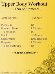 Complete Upper Body Workout No Equipment Needed Fitness Body Upper Body Workout For Women Upper Body Workout