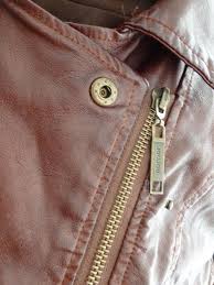 Jou Jou Reddish Brown Faux Leather Studded Moto Jacket Sz L Joujou Motorcycle Etsy Fashion Faux Leather Wallet On A Chain