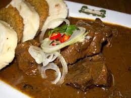Food shortages and government regulations under communism truly affected czech cuisine in the 20th the třeboň region of the czech republic is the best place to try it outside of the holiday season; Gulas Goulash In Prague Czech Republic Eat Your World