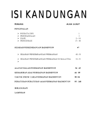 Biodata pribadiku isi slide 3. Isi Kandungan Badminton