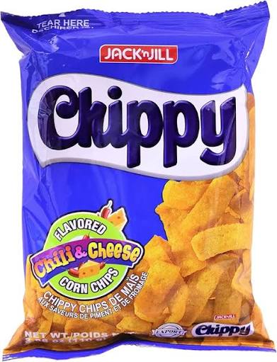 رقائق الذرة جاك أند جيل بنكهة الفلفل الحار والجبن 110 غرام Jack N Jill Chippy Corn Chips Chili & Cheese 110 g