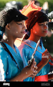 Kimono-clad South African girls wait to see off Japanese national soccer  team players at the airport for their departure in George, South Africa  Tuesday, June 22, 2010. Japan play in the group