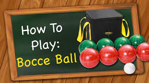 Teams can consist of 1 player (4 balls each), 2 players (2 balls each) or 4 players (1 ball each). How To Play Bocce Ball Youtube