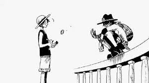 one piece ace and luffy ルフィエース アニメ イラスト
