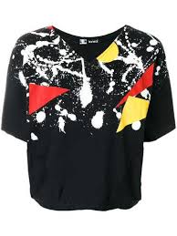 It is also good to do a few scratches to make it look worn and enhance that rusty look. 80s Paint Splatter Print Gem