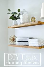 White bathroom wall shelves fbeed. How To Make Easy Diy Floating Shelves Chatfield Court