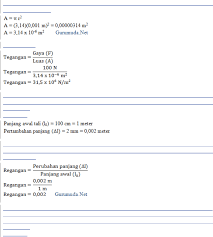 Maybe you would like to learn more about one of these? Contoh Soal Tegangan Regangan Modulus Young Dan Tabel Docx Document