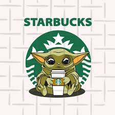 Baby Yoda Starbucks Svg Png Jpeg By Davidstore On Zibbet Starbucks Art Star Wars Awesome Cute Cartoon Wallpapers