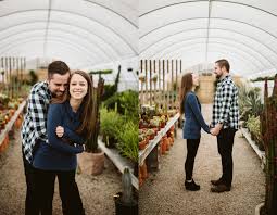 Hewitt Garden Center Engagement Franklin Tn Brooks Jenny