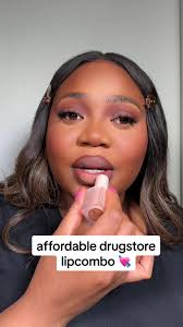 Affordable Drugstore Lip Combo Tutorial for Dark Skin