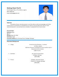 Format Of Curriculum Vitae In The Philippines Resume Curriculum Vitae Resume Curriculum Vitae Job Resume Examples