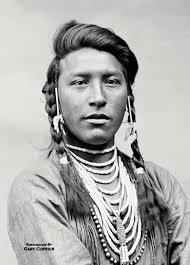 L.A. Huffman's 1916 Cheyenne girl portrait